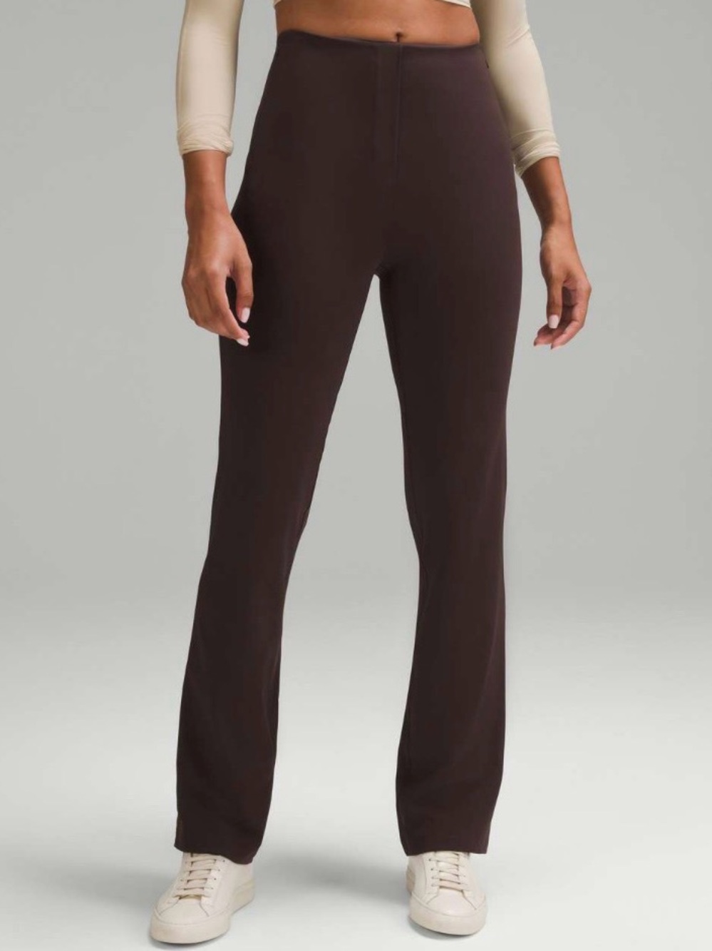 Lululemon Smooth Fit Pull-On High Rise Pant Espresso Brown Size 6 Trouser